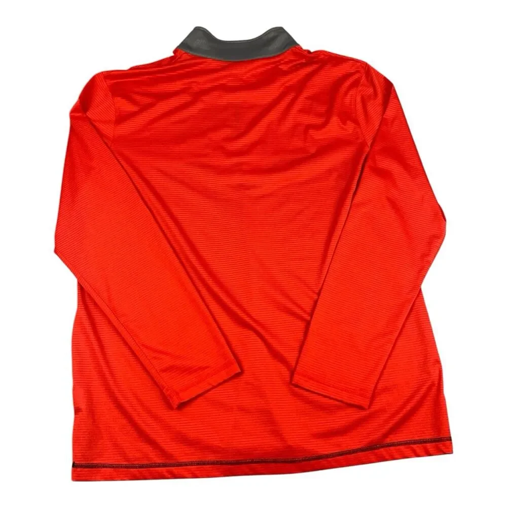 Chicago Bulls Men's 1/4 Zip Pullover Top NBA TX3 Cool Moisture Wicking Size XL